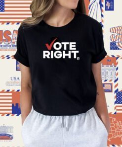 Vote Right The Officer Tatum Tee Shirt