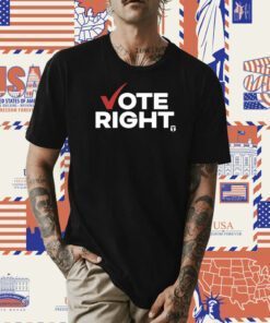 Vote Right The Officer Tatum Tee Shirt