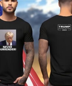 Donald Trump Never Surrender T-Shirt for Mens Womens Kids