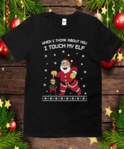 Ugly Christmas, I Touch My Elf, Holiday Xmas 2024 T-Shirt