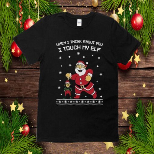 Ugly Christmas, I Touch My Elf, Holiday Xmas 2024 T-Shirt