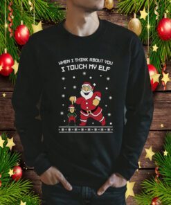 Ugly Christmas, I Touch My Elf, Holiday Xmas 2024 T-Shirt