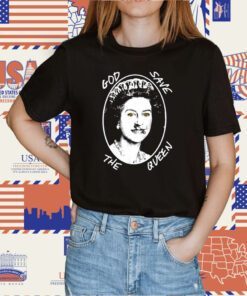 Ken Carson Wearing God Save The Queen Swastika Eyes Tee Shirt