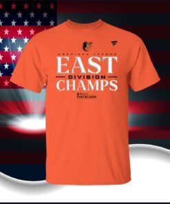 Official Baltimore Orioles Al East Champions 2023 Orange T-Shirt