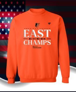 Official Baltimore Orioles Al East Champions 2023 Orange T-Shirt