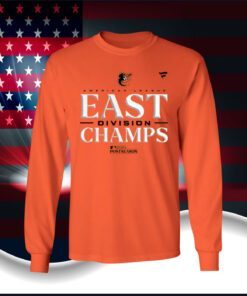 Official Baltimore Orioles Al East Champions 2023 Orange T-Shirt