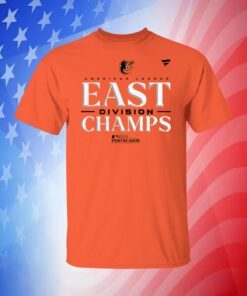 Baltimore Orioles 2023 Al East Champions Tee Shirt