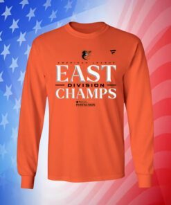 Baltimore Orioles 2023 Al East Champions Tee Shirt