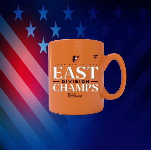 Baltimore Orioles Al East Champions 2023 Orange Mug