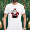 Caterpillar S Santa Claus Hat Beer Funny Christmas TShirt
