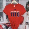 Thank You Tito Cleveland Guardians TShirt
