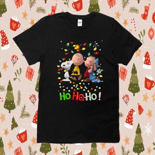 Peanuts Snoopy Ho Ho Ho Christmas, Christmas Family Tee Shirt