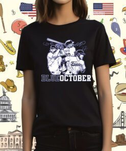 Blue October LA Baseball Betts Freeman Kershaw Tee Shirt