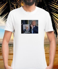 Trump 2024 Shows Off Trump Mugshot Never Surrender Cropped Bra Sleeveless Shirt