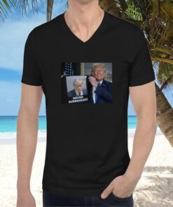Trump 2024 Shows Off Trump Mugshot Never Surrender Tote Bag