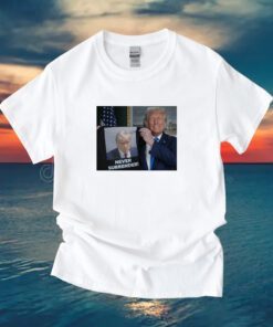 Trump 2024 Shows Off Trump Mugshot Never Surrender Hat Cap