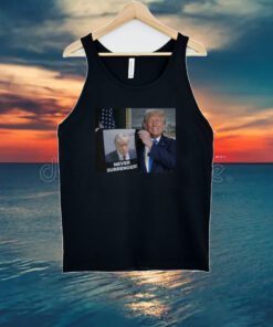 Trump 2024 Shows Off Trump Mugshot Never Surrender Hat Cap