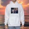 Donald Trump Shows Off Trump Mugshot Never Surrender Hooded T-Shirt