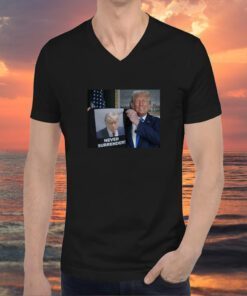 Donald Trump Shows Off Trump Mugshot Never Surrender Hooded T-Shirt