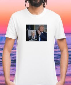 Trump 2024 Shows Off Trump Mugshot Never Surrender Sweatshirts
