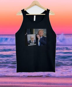 Trump 2024 Shows Off Trump Mugshot Never Surrender Sweatshirts