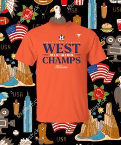 Houston Astros Fanatics Authentic 2023 AL West Division Champions Shirt