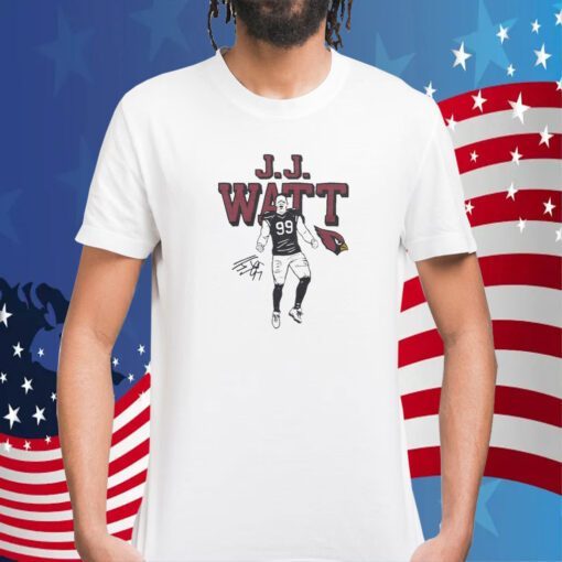 Cardinals Jj Watt Signature Tee Shirt