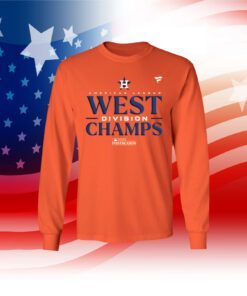 Houston Astros Al West Division Champions 2023 Hoodie Long Sleeve Shirt