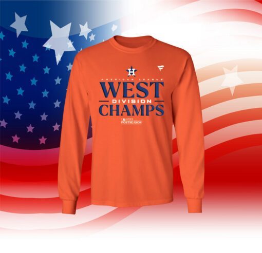 Houston Astros Al West Division Champions 2023 Hoodie Long Sleeve Shirt