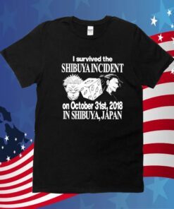 Official I Survived The Shibuya Incident On October 31St 2018 TShirt