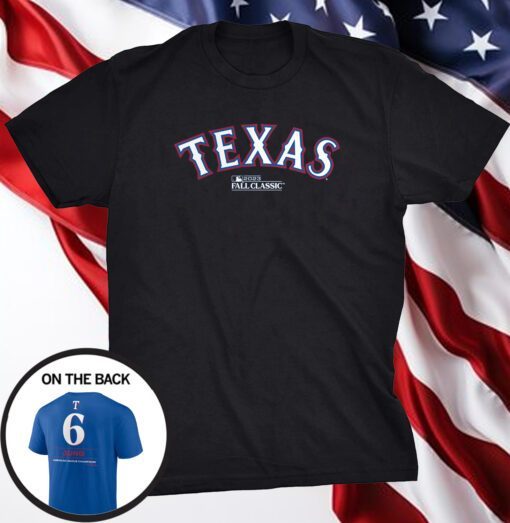 Josh Jung Texas Rangers 2023 American League Champions Shirt