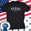 Texas Rangers 2023 American League Champions Custom Name Number Shirt