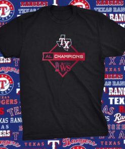 Texas Rangers 2023 American League Champions Diamond Icon Shirt