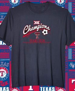 Texas Tech Red Raiders 2023 Big 12 Women’s Soccer Regular Season Champions Shirt