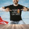 I Teach The Smartest Cookies Christmas Gingerbread Santa Hat T-Shirt