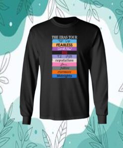 The Eras Tour Taylor Swift Fearless Speak Now Red TS 1989 Reputation Lover Folklore Evermore Midnights Long Sleeve Shirts