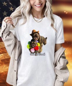 Chilli and Derek pug dog shirt
