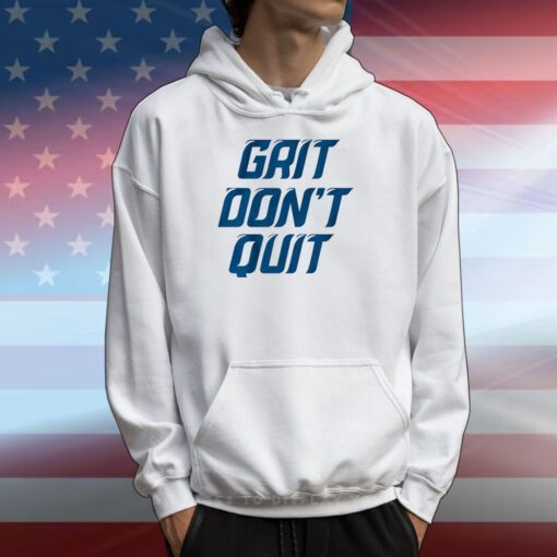 Detroit Grit Don't Quit Hoodie Shirt