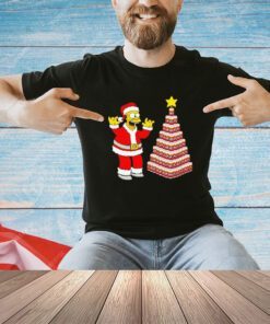 Homer Simpson tis the season duff beer christmas tree shirt