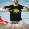 Michigan 1000 Wins - Michigan Lovers reach 1000th Wins T-Shirt