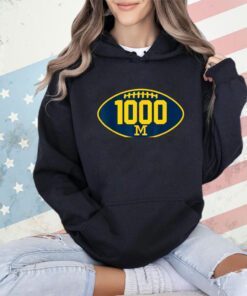 Michigan 1000 Wins - Michigan Lovers reach 1000th Wins T-Shirt