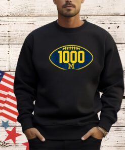 Michigan 1000 Wins - Michigan Lovers reach 1000th Wins T-Shirt