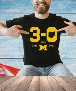 Michigan Wolverines football 3 0 in the game shirt