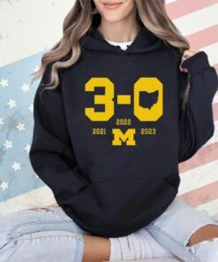 Michigan Wolverines football 3 0 in the game shirt