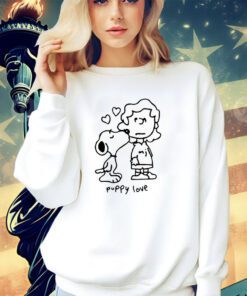 Mom Jeans Snoopy puppy love shirt