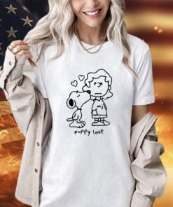 Mom Jeans Snoopy puppy love shirt v