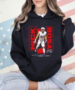 Nick Bosa San Francisco 49ers Vertical signature shirt