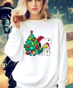 Peanuts Snoopy and Woodstock Christmas funny shirt