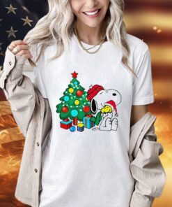 Peanuts Snoopy and Woodstock Christmas funny shirt
