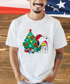 Peanuts Snoopy and Woodstock Christmas funny shirt